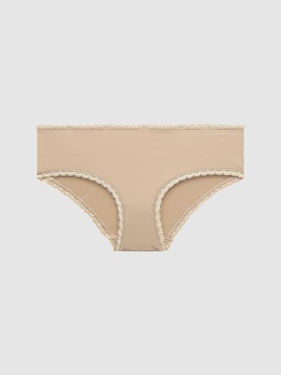 Calvin Klein Underwear HU094255 | Calvin Klein Seductive Comfort Női Csípő Bugyi Bézs